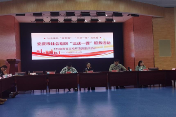 安庆市民政局“三送一促”专场服务活动圆满举办